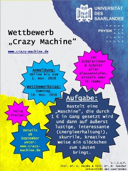 Poster Crazy Machine 2018